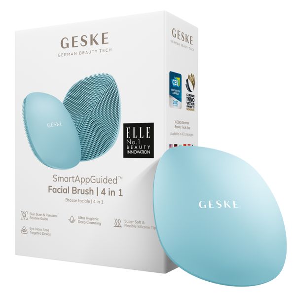 Щітка для обличчя GESKE Facial Brush 4 в 1, turquoise HB0048 фото