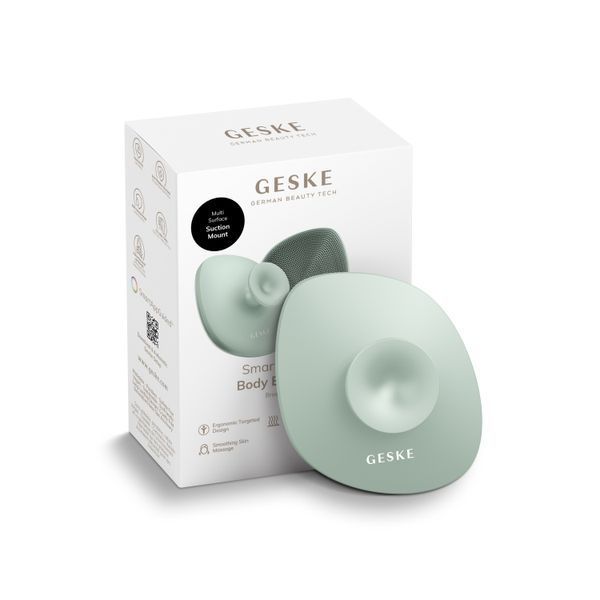 Щітка для тіла GESKE Body Brush 4 в 1, green HB0332