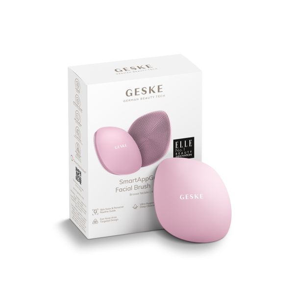 Щітка для обличчя GESKE Facial Brush 4 в 1, pink HB0049 фото