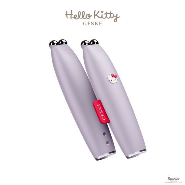 Мікрострумова ручка для підтяжки шкіри обличчя GESKE MicroCurrent Face-Lift Pen 6 в 1 by Hello Kitty, purple HB0250