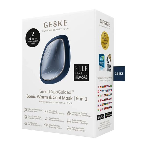 Ультразвукова маска тепло та холод GESKE Sonic Warm & Cool Mask 9 в 1, midnight HB0100