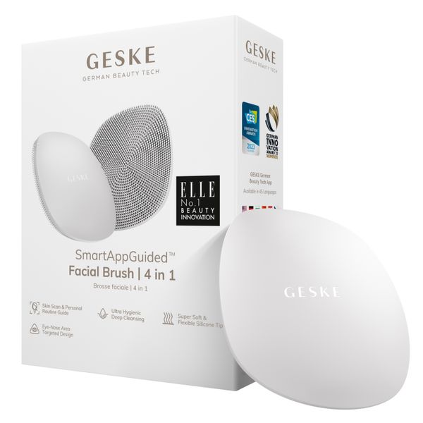 Щітка для обличчя GESKE Facial Brush 4 в 1, white HB0051 фото