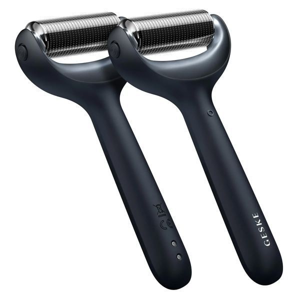 Электронный роллер для лица и тела с микроиглами GESKE MicroNeedle Face & Body Roller 8 в 1, black HB0201