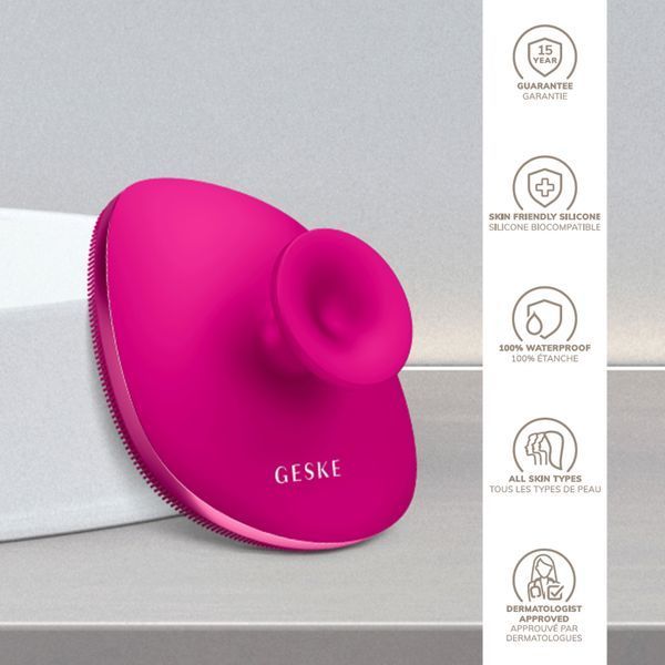 Щітка для тіла GESKE Body Brush 4 в 1, magenta HB0344