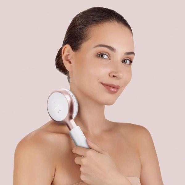 Звукова світлодіодна щітка для всього тіла GESKE Sonic LED Full-Body Brush & Intensive Exfoliator 9 в 1, starlight HB0392