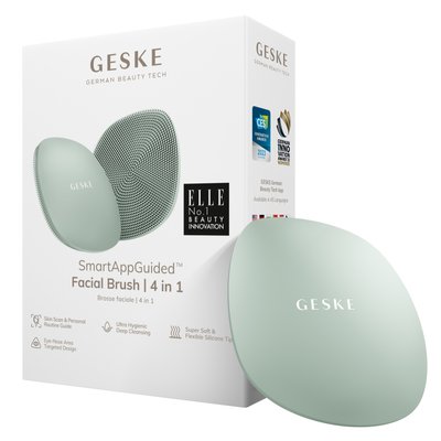 Щітка для обличчя GESKE Facial Brush 4 в 1, green HB0052 фото