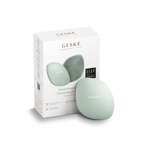 Щітка для обличчя GESKE Facial Brush 4 в 1, green HB0052 фото