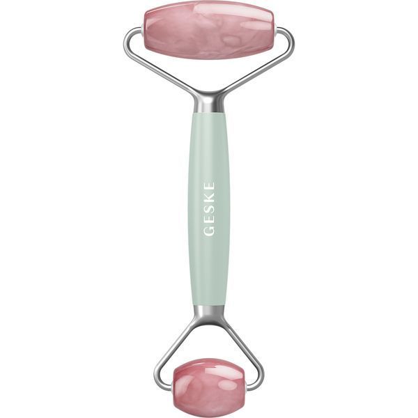 Роллер-массажер для лица и тела с розовым кварцем GESKE&nbsp;SmartAppGuided&nbsp;Rose&nbsp;Quartz&nbsp;Face&nbsp;&&nbsp;Body&nbsp;Roller&nbsp;5in1&nbsp;green HB0658