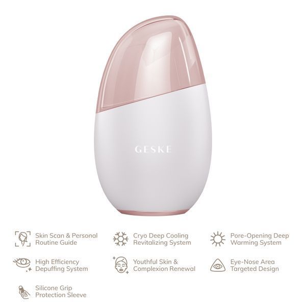 Массажер для лица GESKE Cool & Warm Eye and Face Massager 7 в 1 starlight HB0293
