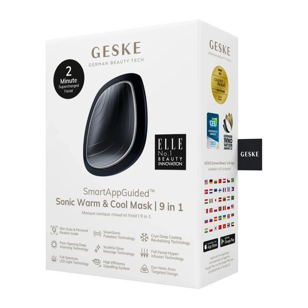 Ультразвуковая маска тепло и холод GESKE Sonic Warm & Cool Mask 9 в 1, black HB0102