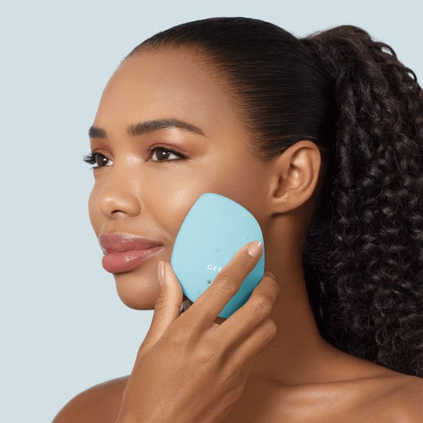 Ультразвукова маска тепло та холод GESKE Sonic Warm & Cool Mask 9 в 1, turquoise HB0103 фото