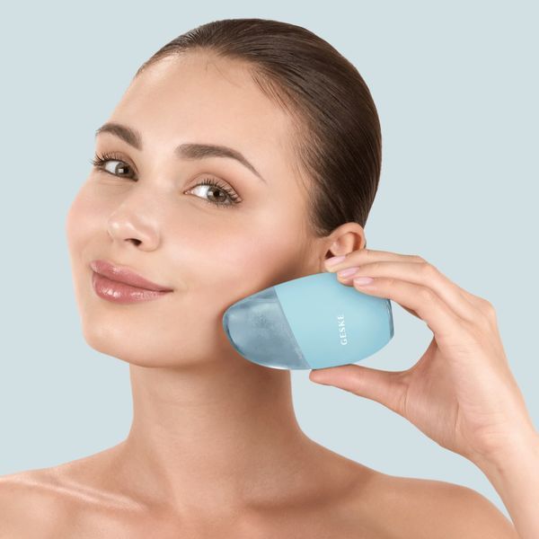 Масажер для обличчя GESKE Cool & Warm Eye and Face Massager 7 в 1 turquoise HB0294