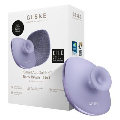 Щітка для тіла GESKE Body Brush 4 в 1, purple HB0347