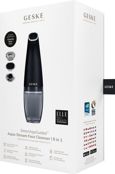 Очищающее средство для лица GESKE Aqua-Stream Face Cleanser 8 в 1, black HB0396