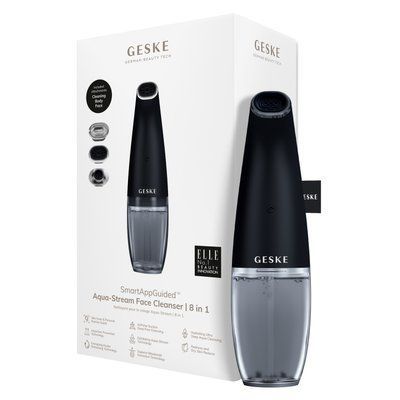 Очищуючий засіб для обличчя GESKE Aqua-Stream Face Cleanser 8 в 1, black HB0396