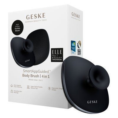 Щітка для тіла GESKE Body Brush 4 в 1, black HB0341