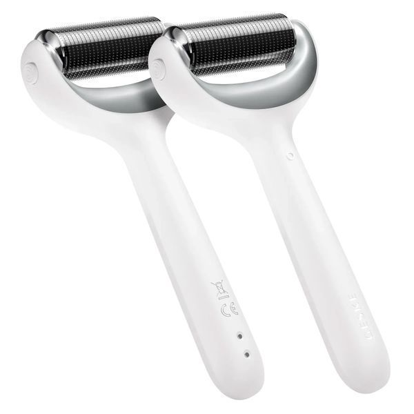 Электронный роллер для лица и тела с микроиглами GESKE MicroNeedle Face & Body Roller 8 в 1, white HB0205