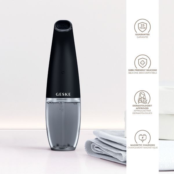 Очищающее средство для лица GESKE Aqua-Stream Face Cleanser 8 в 1, black HB0396
