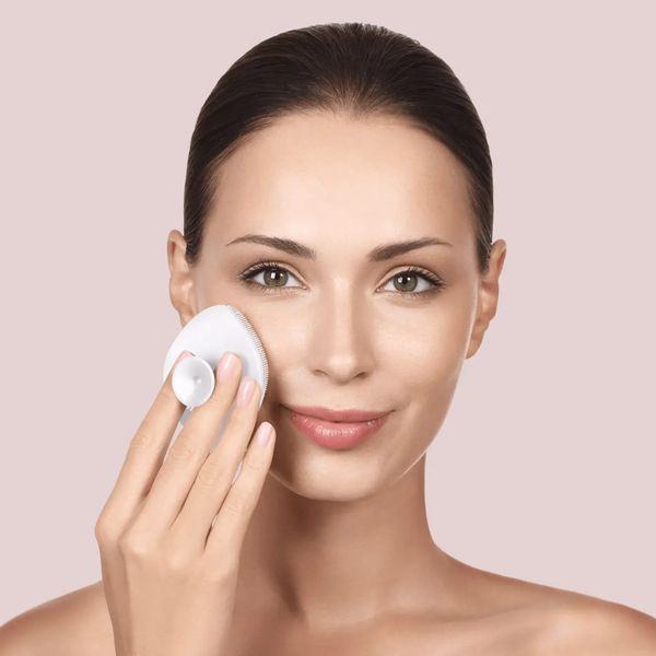 Щетка для лица GESKE Facial Brush 4 в 1 с держателем, starlight HB0055