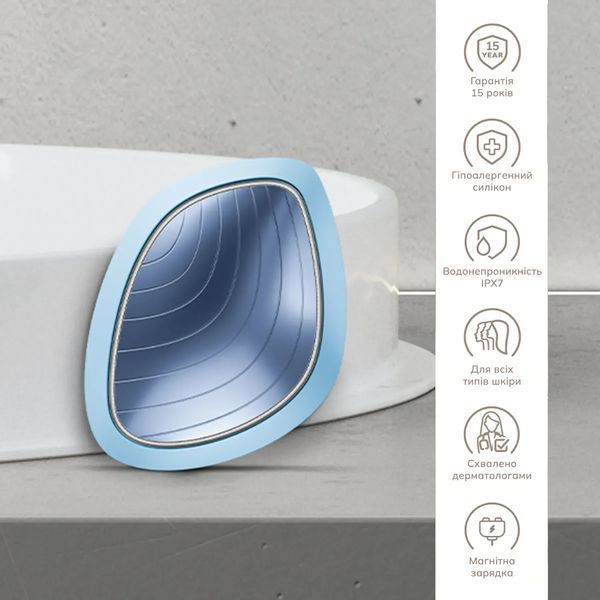 Ультразвукова маска тепло та холод GESKE Sonic Warm & Cool Mask 9 в 1, aquamarine HB0105