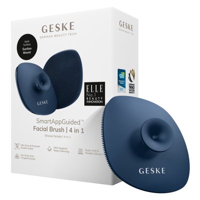 Щітка для обличчя GESKE Facial Brush 4 в 1 з тримачем, midnight HB0056 фото