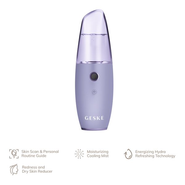 Зволожувач для шкіри обличчя GESKE Facial Hydration Refresher 4 in 1 purple HB0156 фото