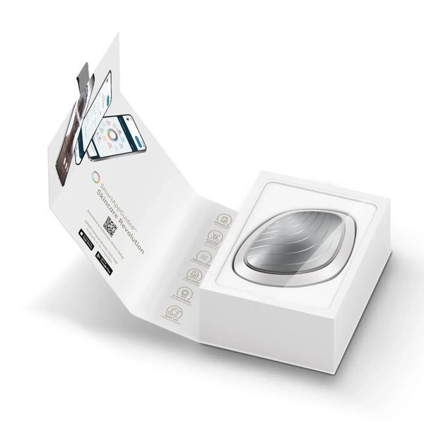 Ультразвукова маска тепло та холод GESKE Sonic Warm & Cool Mask 9 в 1, white HB0106