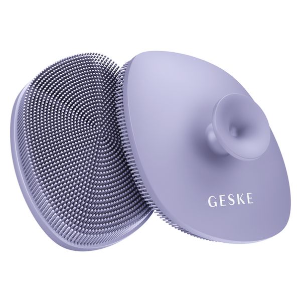 Щітка для обличчя GESKE Facial Brush 4 в 1 з тримачем, purple HB0057 фото