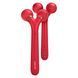 Электронный ультразвуковой ролик для лица GESKE Sonic Facial Roller 4 в 1, red HB0633 фото 5
