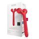 Электронный ультразвуковой ролик для лица GESKE Sonic Facial Roller 4 в 1, red HB0633