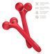 Электронный ультразвуковой ролик для лица GESKE Sonic Facial Roller 4 в 1, red HB0633 фото 2