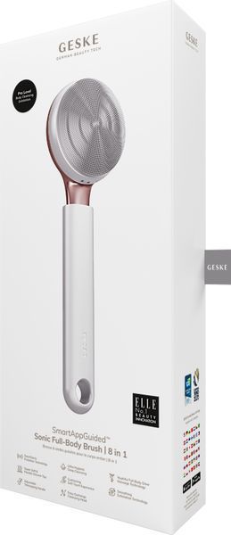 Ультразвукова щітка для всього тіла GESKE Sonic Full-Body Brush & Intensive Exfoliator 8 в 1, starlight HB0381