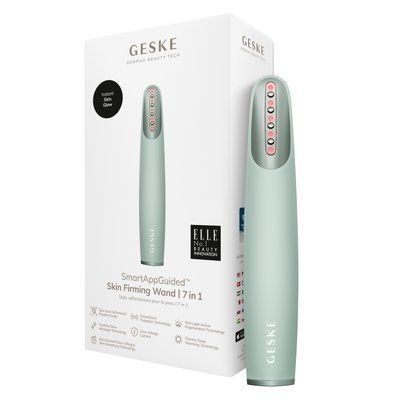 Пристрій для зміцнення і тонізації шкіри обличчя GESKE Skin Firming Wand 7 в 1, green HB0429