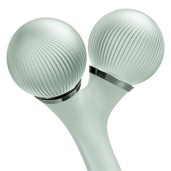 Електронний ультразвуковий ролик для обличчя та тіла GESKE Sonic Facial & Body Roller 4 в 1, green HB0040