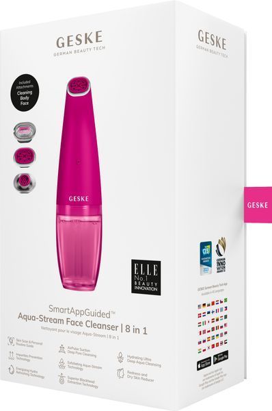 Очищуючий засіб для обличчя GESKE Aqua-Stream Face Cleanser 8 в 1, magenta HB0399