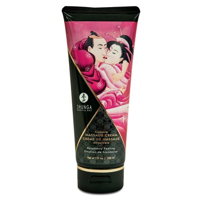 Їстівний масажний крем Shunga Kissable Massage Cream – Raspberry Feeling (200 мл) SO2504 фото