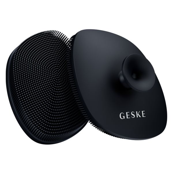 Щітка для обличчя GESKE Facial Brush 4 в 1 з тримачем, black HB0058 фото