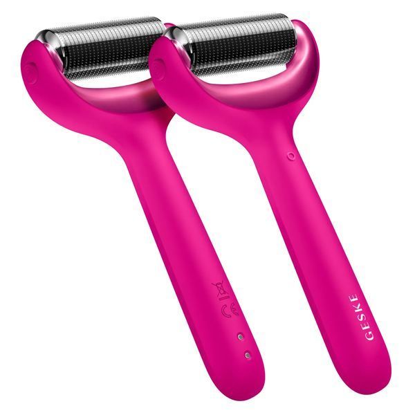 Роллер для игольчатой мезотерапии лица и тела GESKE MicroNeedle Face & Body Roller 9 в 1, magenta HB0208