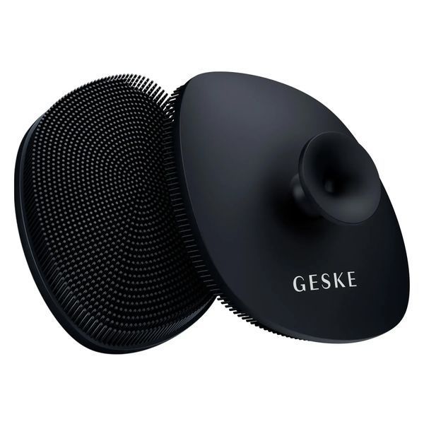 Щітка для обличчя GESKE Facial Brush 4 в 1 з тримачем, black HB0058