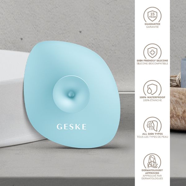 Щітка для обличчя GESKE Facial Brush 4 в 1 з тримачем, turquoise HB0059 фото