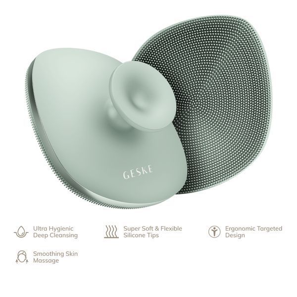 Щетка для тела GESKE Body Brush 4 в 1, green HB0343