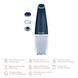 Очищуючий засіб для обличчя GESKE Aqua-Stream Face Cleanser 8 в 1, midnight HB0400 фото 2