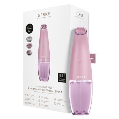 Очищуючий засіб для обличчя GESKE Aqua-Stream Face Cleanser 8 в 1, pink HB0401