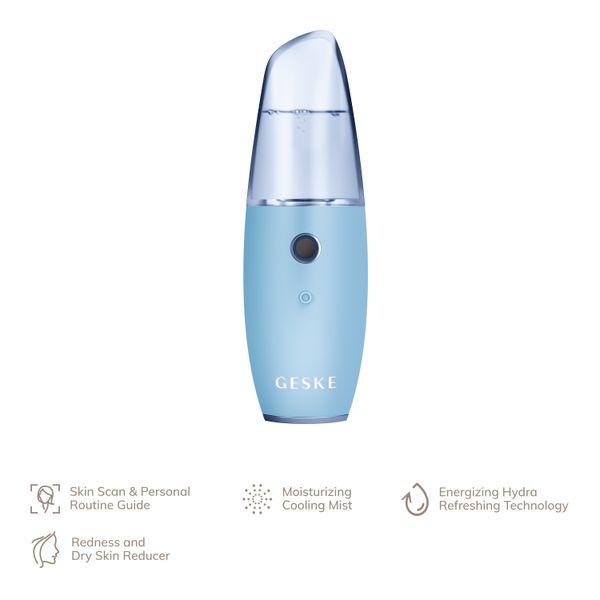 Зволожувач для шкіри обличчя GESKE Facial Hydration Refresher 4 in 1 aquamarine HB0160 фото