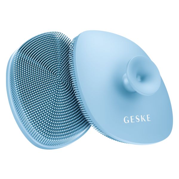 Щітка для обличчя GESKE Facial Brush 4 в 1 з тримачем, aquamarine HB0061 фото