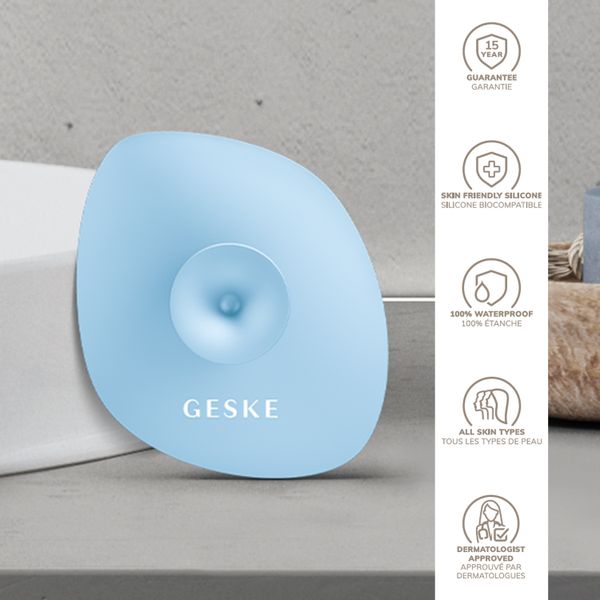 Щітка для обличчя GESKE Facial Brush 4 в 1 з тримачем, aquamarine HB0061 фото