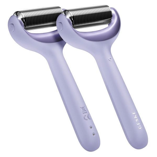 Ролер для голкової мезотерапії обличчя та тіла GESKE MicroNeedle Face & Body Roller 9 в 1, purple HB0211