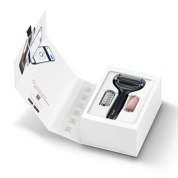 Ролер для голкової мезотерапії обличчя та тіла GESKE MicroNeedle Face & Body Roller 9 в 1, black HB0212