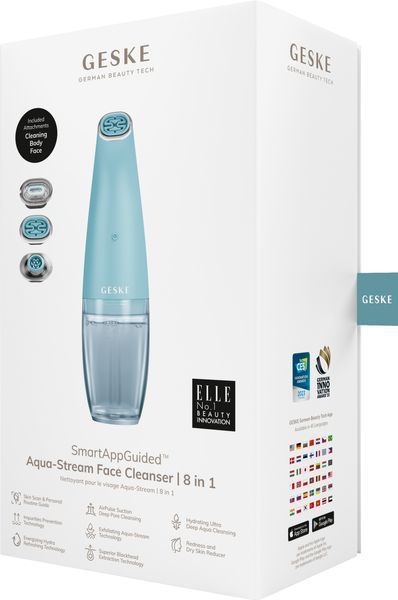 Очищуючий засіб для обличчя GESKE Aqua-Stream Face Cleanser 8 в 1, turquoise HB0404