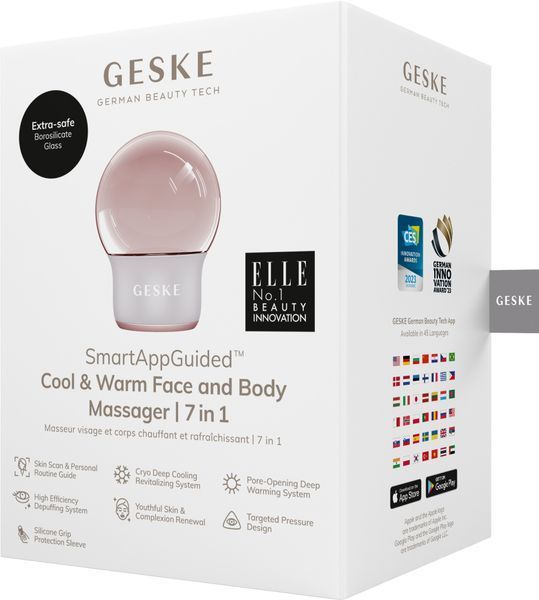 Массажер для лица и тела GESKE Cool & Warm Face and Body Massager 7 в 1 starlight HB0304